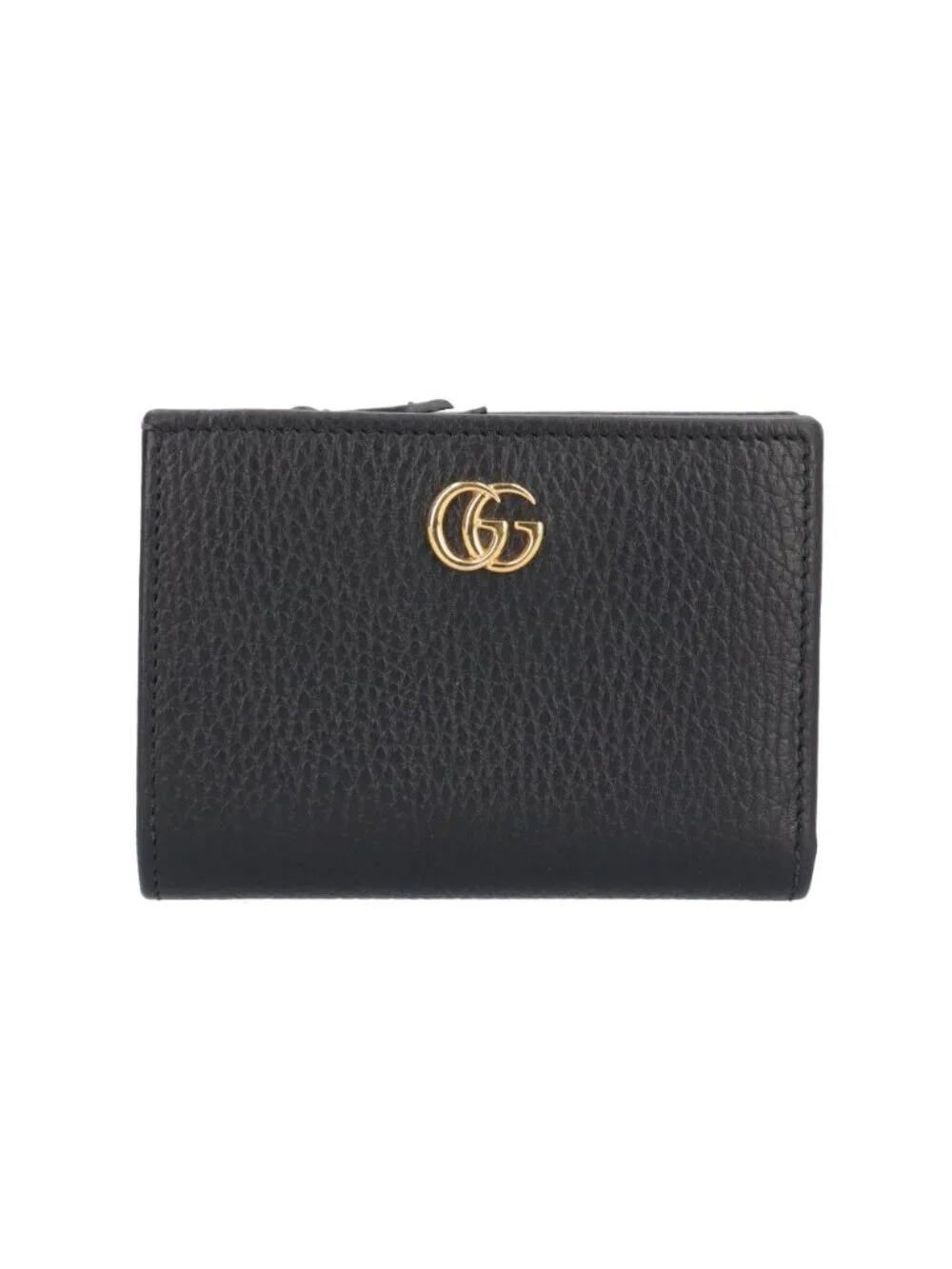 ★SOLD★ Gucci Double Bifold Wallet Leather - Picture 1 of 7